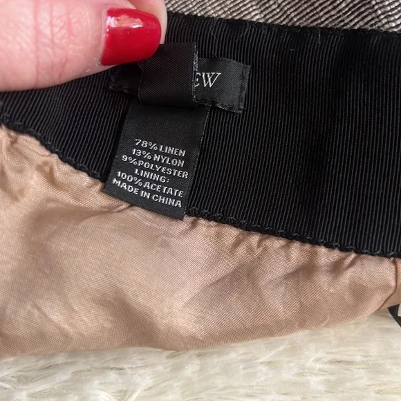 Womens Jcrew Skirt | Business Casual Skirt | Gray | 2 | A14 - Picture 6 of 6